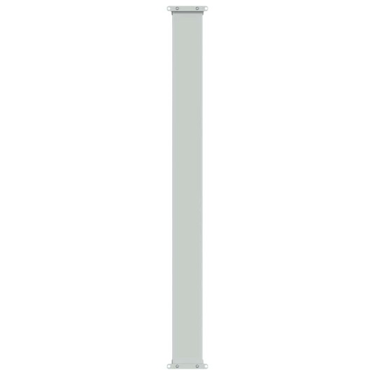 vidaXL Uttrekkbar sidemarkise 100x500 cm kremhvit
