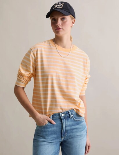 Marc O"Polo Jersey T Shirts Longsleeve   Orange   M