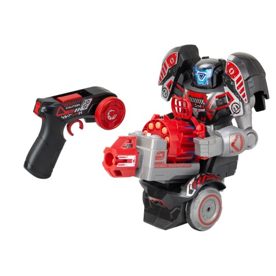 Silverlit Robo Rapidfire 2-i-1 interaktiv robot med skytemekanisme Silverlit Robo Rapidfire 2-i-1 interaktiv robot med skytemekanisme