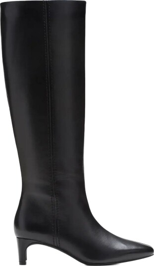 Clarks Edina Tall D BLACK LEATHER 41.5