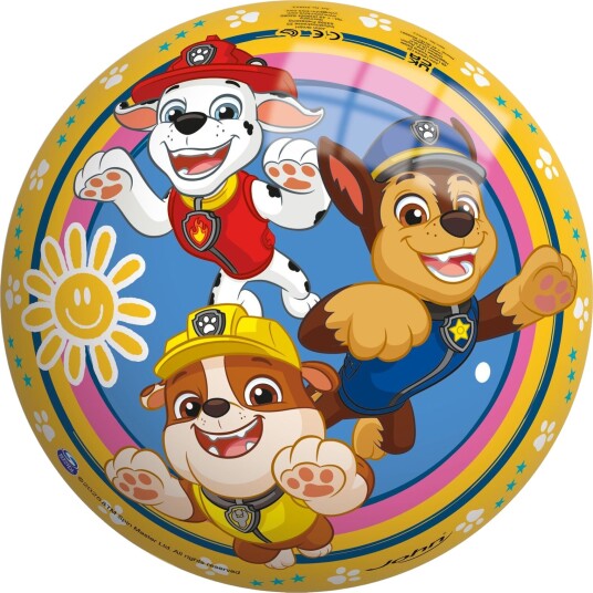 Paw Patrol Vinyl Ball 23 cm - Fargerik Leke Paw Patrol Vinyl Ball 23 cm - Fargerik Leke