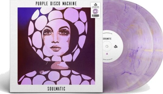 Purple Disco Machine Soulmatic Limited Edition Gold Purple Splatter Vinyl