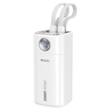 Yesido YP86 20000mAh 22.5W Hvit Yesido YP86 20000mAh 22.5W Hvit