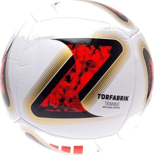 adidas Fotball Bundesliga Torfabrik Training Hvit/Svart/Solrød Str. 3