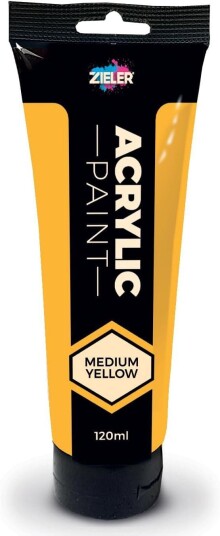Zieler Premium Akrylmaling 120 Ml Medium Gul