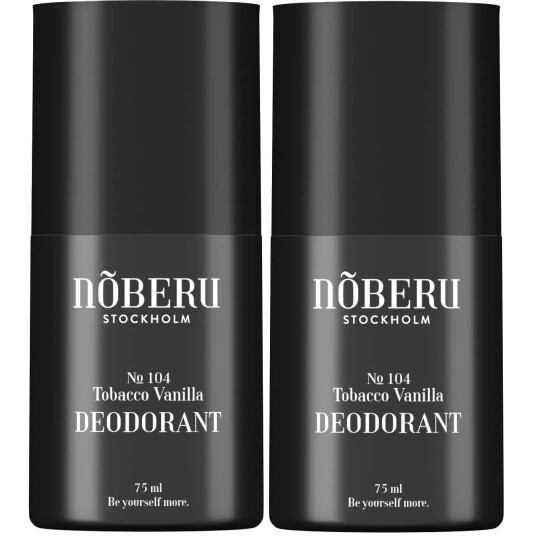 Nõberu of Sweden Bundle Deodorant No 104 Tobacco Vanilla 75 ml x2 Nõberu of Sweden Bundle Deodorant No 104 Tobacco Vanilla 75 ml x2