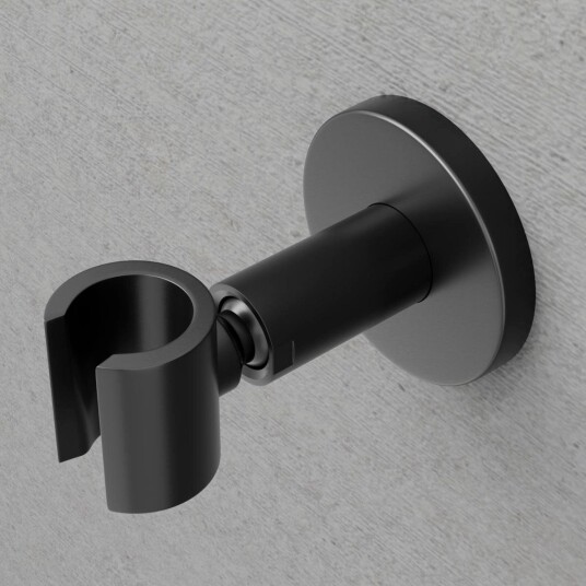 Scandtap Harmonized dusjholder, sort shadow 70 x 70 x 95 mm