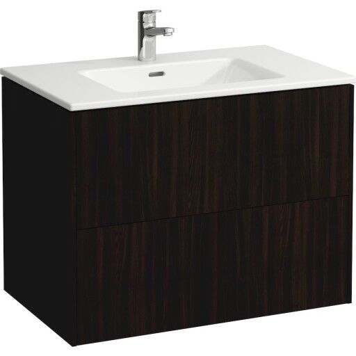 Laufen Base/Pro S møbelpakke, 80x50 cm, mørk alm