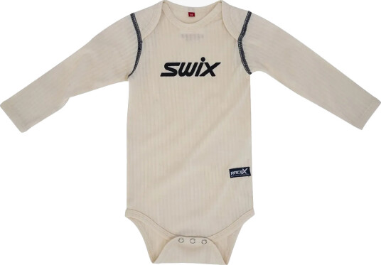 Swix RaceX Merino Baby Body Hvit 68/74