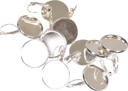 Infinity Hearts Ørebøyle DIY Jern Sølv Ø20mm 10 stk