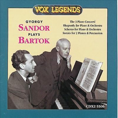 MediaTronixs Gyorgy Sandor : Gyorgy Sandor Plays Bartok CD 2 discs (2000) Pre-Owned