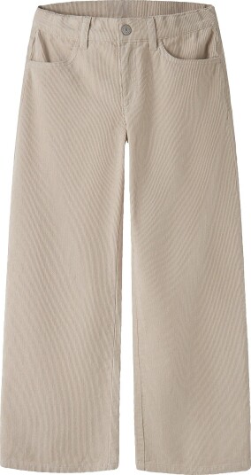 Name It Nkfrose X Wide Cord Bukser til Barn 140 Oatmeal