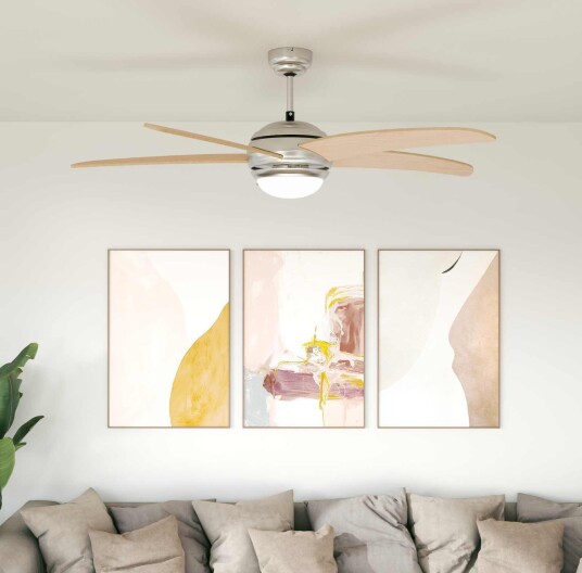 vidaXL Takvifte med lys Ø 130 cm Sonoma vidaXL Takvifte med lys Ø 130 cm Sonoma