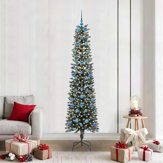 Kunstig juletre grønn 58 x 58 x 210 cm PVC og plast og stål