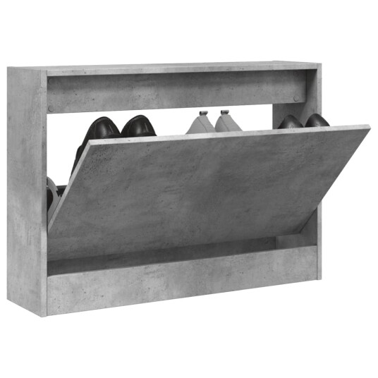  Skoskap betonggrå 80x21x57 cm konstruert tre 8721012381490