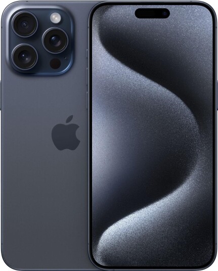 Apple iPhone 15 Pro Max 256GB 6.7" OLED Blue Titanium 5G Smartphone