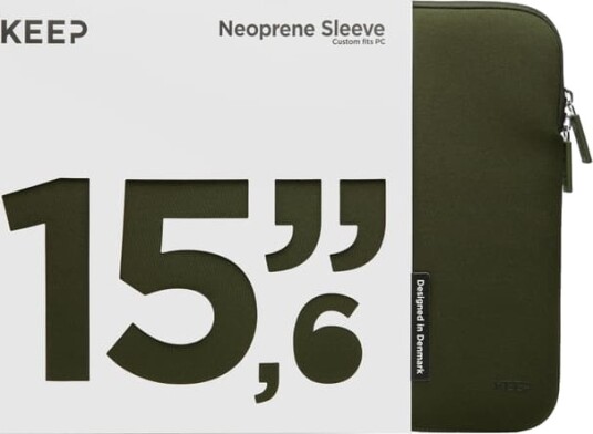 KEEP 15,6" Neoprene etui (Ivy Green)