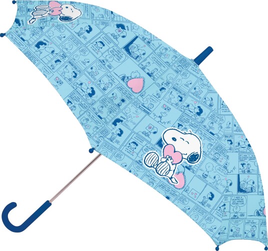 Snoopy Paraply Love, Lyseblå