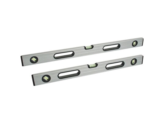 Brüder Mannesmann Vater 3 Nivåer 600 mm Lettmetall Dobbelribbet Aluminium