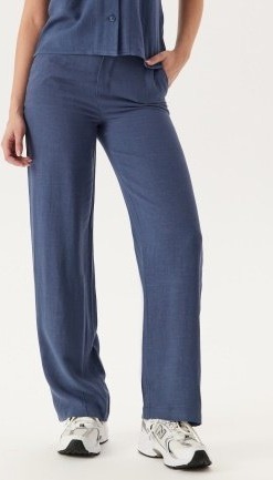 Object Collectors Item Objsanne Aline Wide Pant Dark Denim Detail:Col 34
