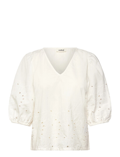 Soaked in Luxury Slmanja Blouse Ss White XL Soaked in Luxury Slmanja Blouse Ss White XL