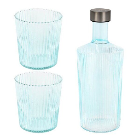 Paveau   Ribbed Elegance gaveeske Lucky 3 deler turkis