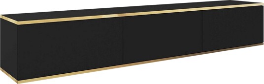 Klinkerville TV-skap 175 cm - Svart