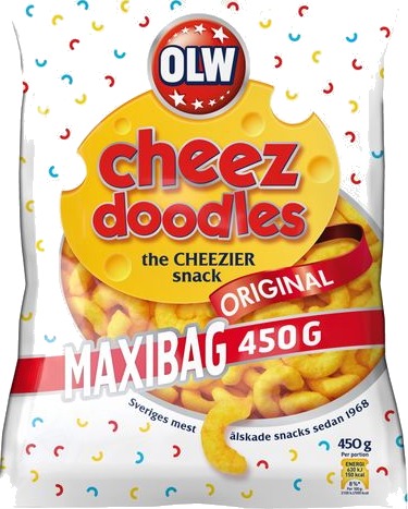 OLW Cheez Doodles Maxibag 450g