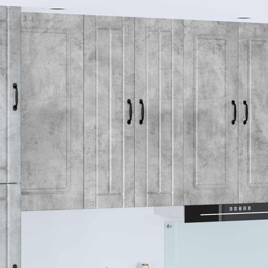 Kjøkkenskap Betonggrå 60 x 31 x 100 cm Konstruert tre Kjøkkenskap Betonggrå 60 x 31 x 100 cm Konstruert tre