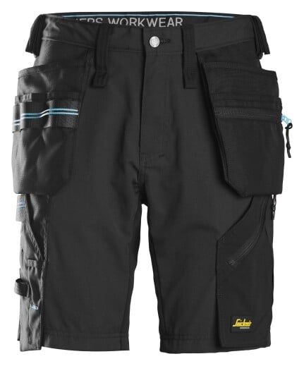 Snickers Workwear 6110 LiteWork Arbeidsshorts Svart, Klær