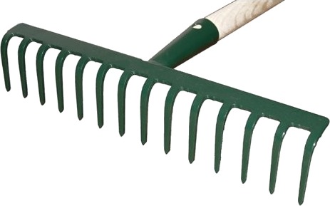 Kard Universalus Grėbėlis 14 Dantų Plokščias Sijas Su Velenu 130Cm Kard Universalus Grėbėlis 14 Dantų Plokščias Sijas Su Velenu 130Cm