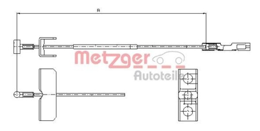 Bremsewire METZGER 11.6803