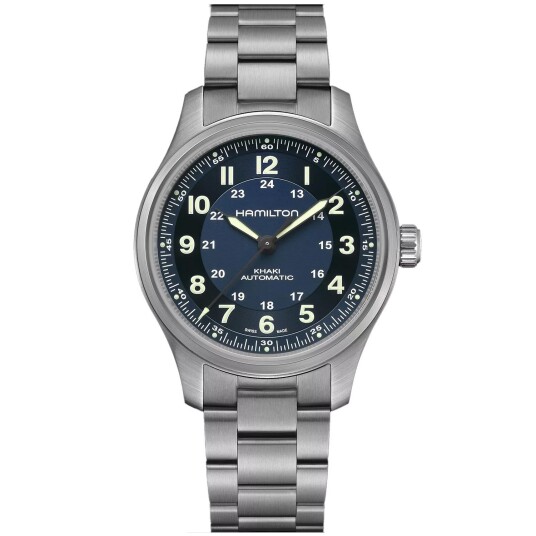 Hamilton Khaki Field Titanium Auto H70545140 - Herre - 42 mm - Analog - Automatisk - Safirglass