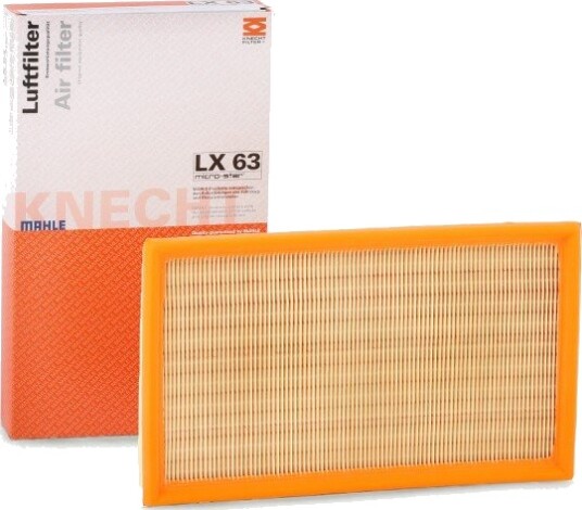 Luftfilter MAHLE ORIGINAL LX 63 Luftfilter MAHLE ORIGINAL LX 63