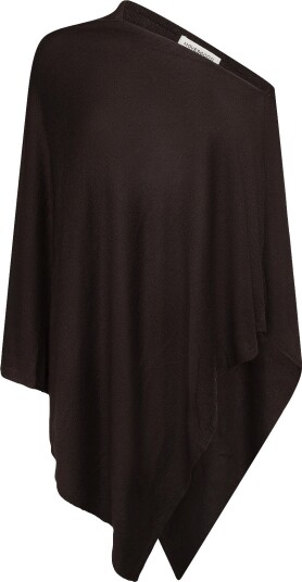 Movesgood Petrina Poncho   Onesize   Dark Brown   DARK BROWN   One Size