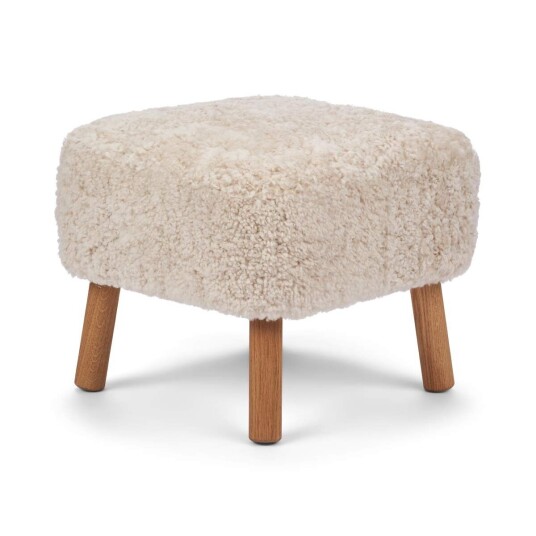 Natures Collection Emma Mini fotstøtte Beige Eik