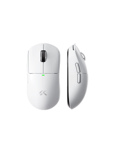 MCHOSE A5 V3 Ultra Lightweight Wireless Gaming mus Optisk 6 Hvit