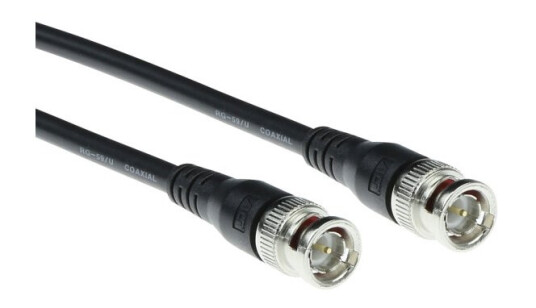 Act Rg-59 Patch Cable Black 75 Ohm 2,00 M. Length: 2 M Cable Rg59 2Xbnc 2.00M (Q71200)