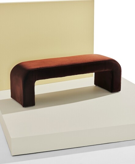 Jotex Benk Polyeterskum/Fløyel/Furu/Kryssfiner/Polyester Brun Odette 1716146010