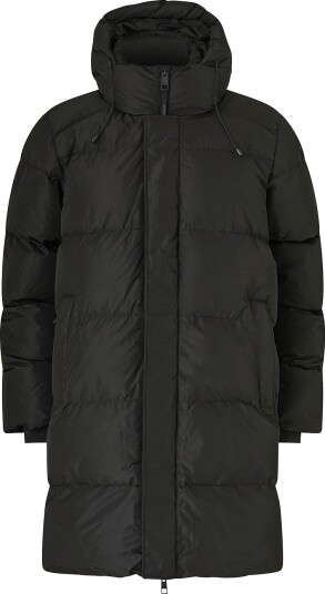 Superdry Jakke Hooded Sports Puffer Mid Jkt Svart Superdry Jakke Hooded Sports Puffer Mid Jkt Svart