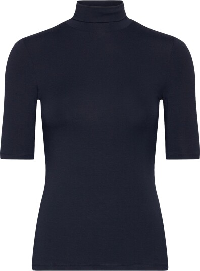 Lauren Ralph Lauren Stretch Jersey Turtleneck LAUREN NAVY XS