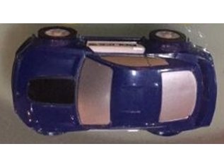 Jj Slot Bil 1:64 Blå Model 3 Jj Slot Bil 1:64 Blå Model 3