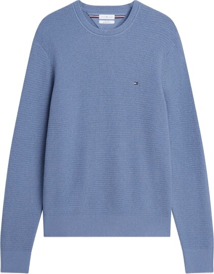 Tommy Hilfiger Pima Ctn Cash Structure Crewneck Blue XL