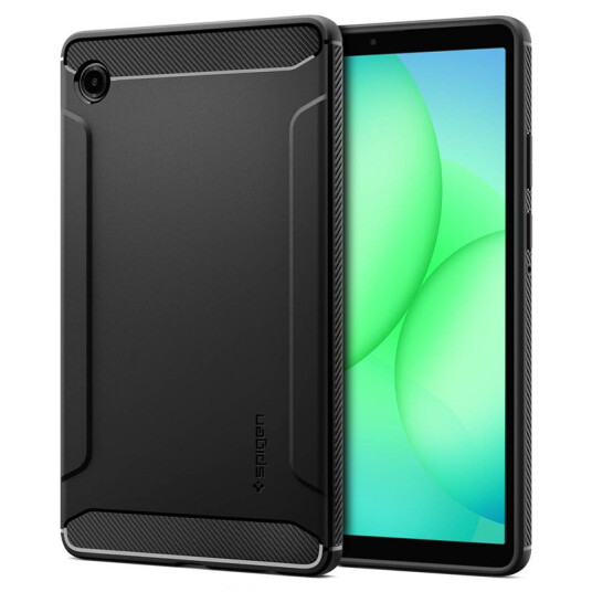 Spigen Rugged Armor Deksel for Samsung Galaxy Tab A11 Matt Sort Spigen Rugged Armor Deksel for Samsung Galaxy Tab A11 Matt Sort