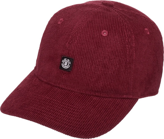 Element Icon Dad Cap Corduroy Burgundy ONE SIZE Element Icon Dad Cap Corduroy Burgundy ONE SIZE