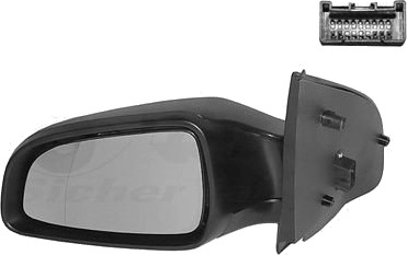 VAN WEZEL 3745807 Sidespeil