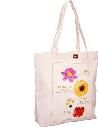 Lego Enkelt Lerret-Handlenett Med Blomsternavn Lego Enkelt Lerret-Handlenett Med Blomsternavn