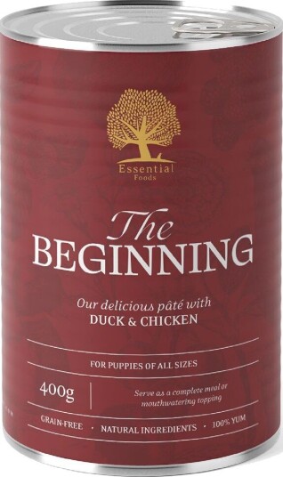 Essential Foods våtfôr Valp ESSENTIAL The Beginning Paté Våtfôr til 400 g