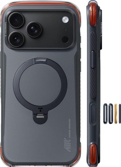 Torras Ostand Q3 Air Pro - obsidian core black - iPhone 18 Pro