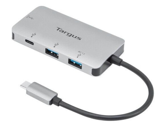 Targus USB-C MP H w 2xUSB A 2xUSB-C  USB-hub - 4 porter - Grå